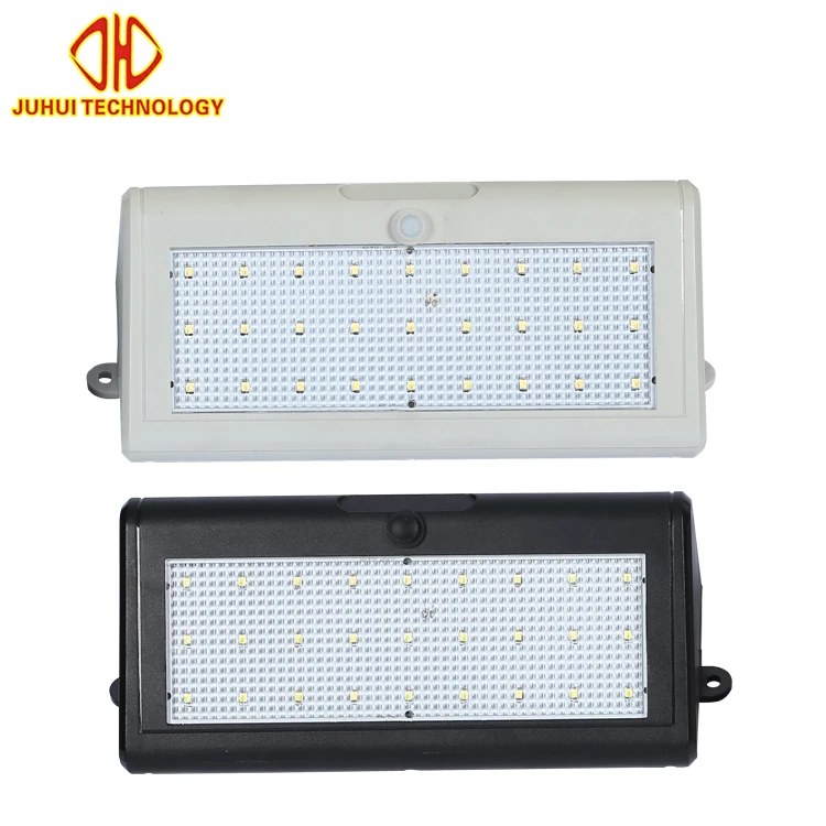 High brightness outdoor human body small motion sensor 3w solar led wall light
