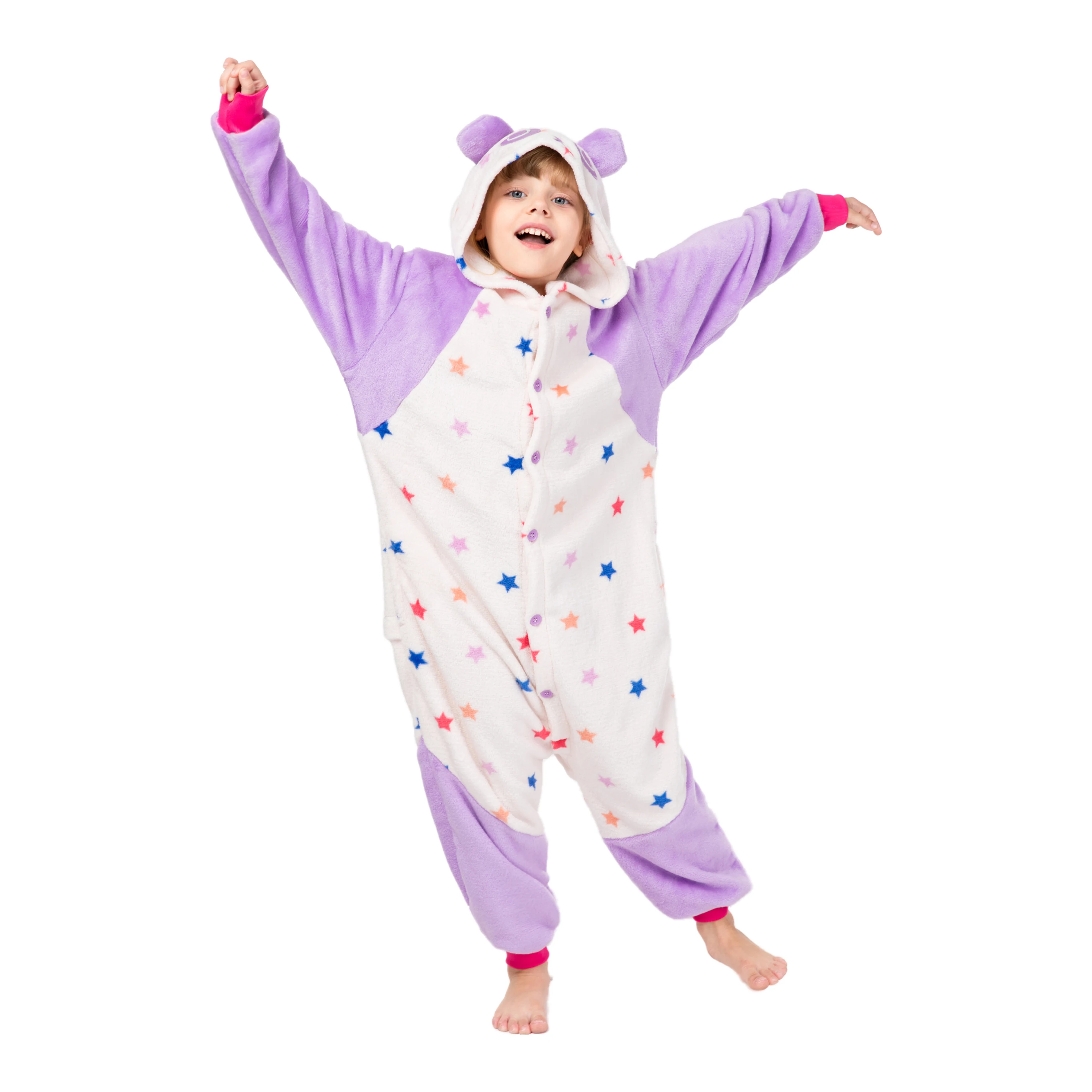 
wholesale kids pajamas costume new star panda kid flannel onesie pajamas sleepwear pajamas 