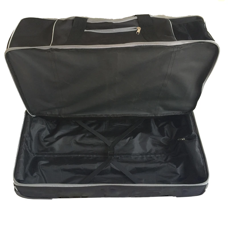 
Custom Double Small Large Layer 20 Inch Carry On Easy Nylon Shoe Sport Travel Suitcase Trolley Luggage Bag 