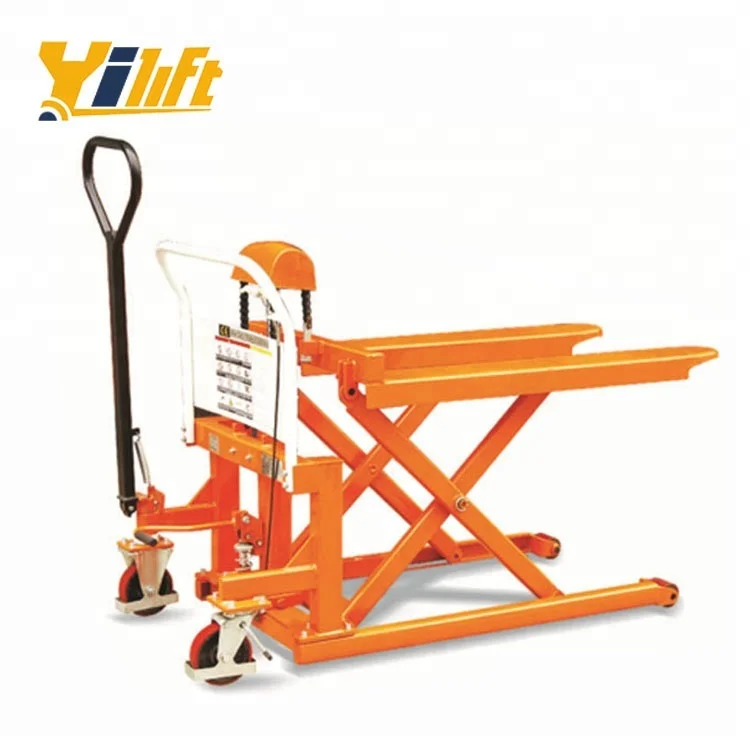 Factory Direct Sales  SL50S Easy Operation Skid Lifter 500kg Manual Scissor Pallet Truck