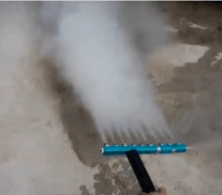 Battery power bike mounted LPG 10 bar steam car wash machine