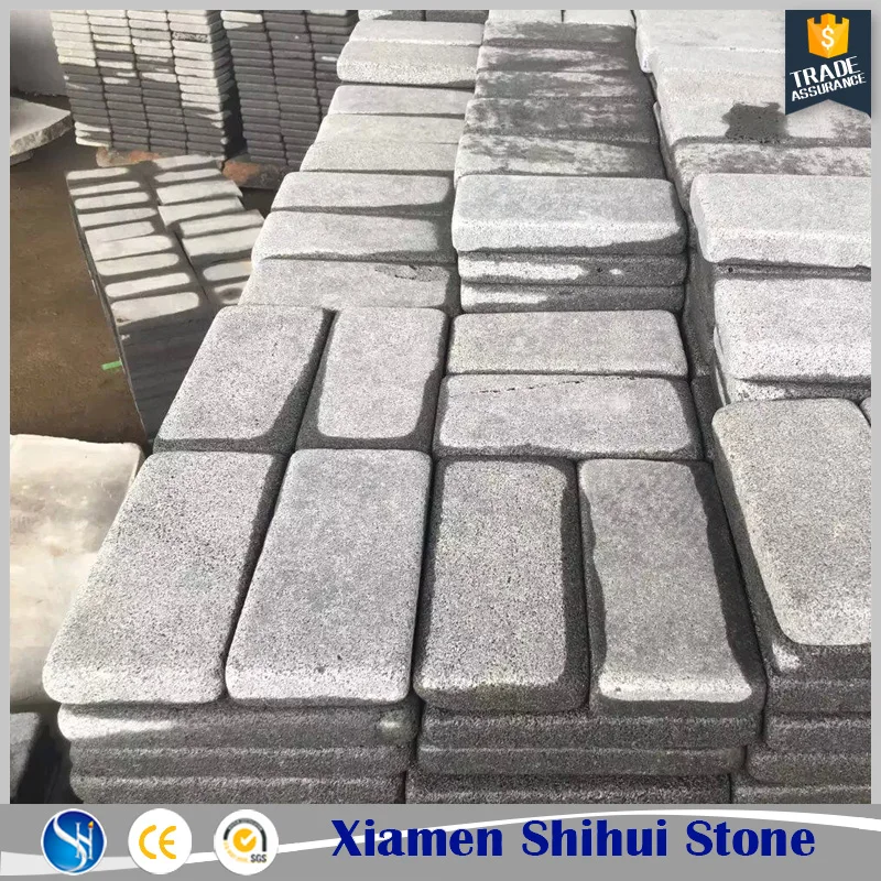 Cheap driveway basalt bricks paving stone