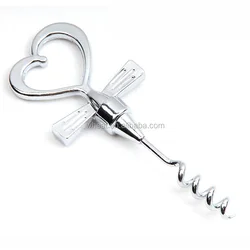 Party Favors Wine Bottle Opener Silver Metal Gift Wine Corkscrew