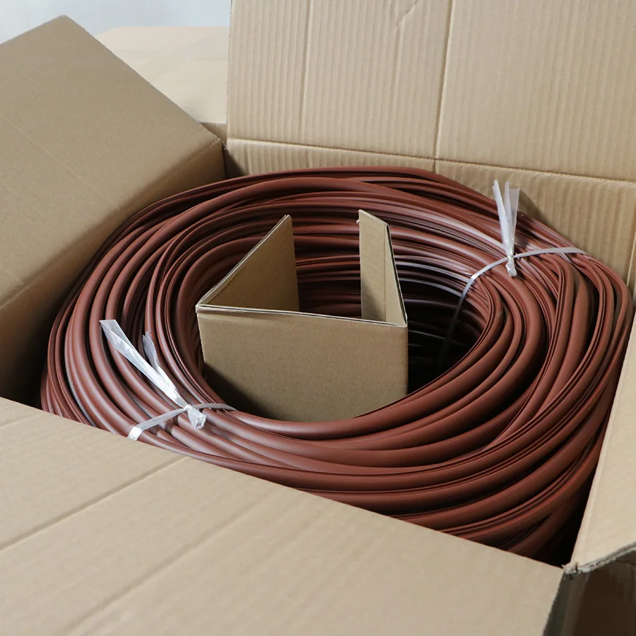 Extrusion PVC Rubber Sealing Strips Striped Y012 10x5x4mm Wooden Door Window Frame Groove Sealed TPE Silicone Weatherstrip Tube