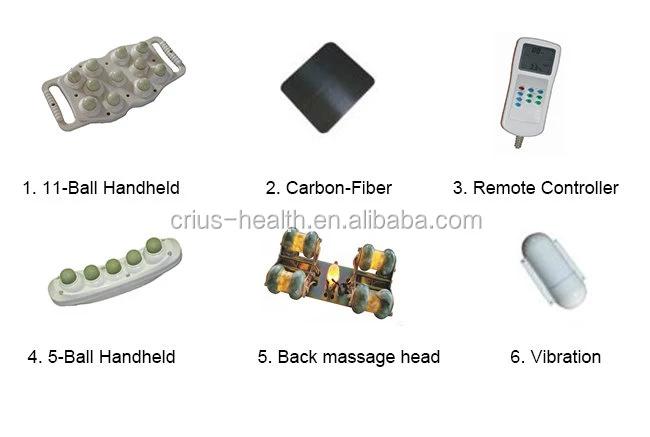 Full Body 3D Wooden Spa Table Jade Massage Bed