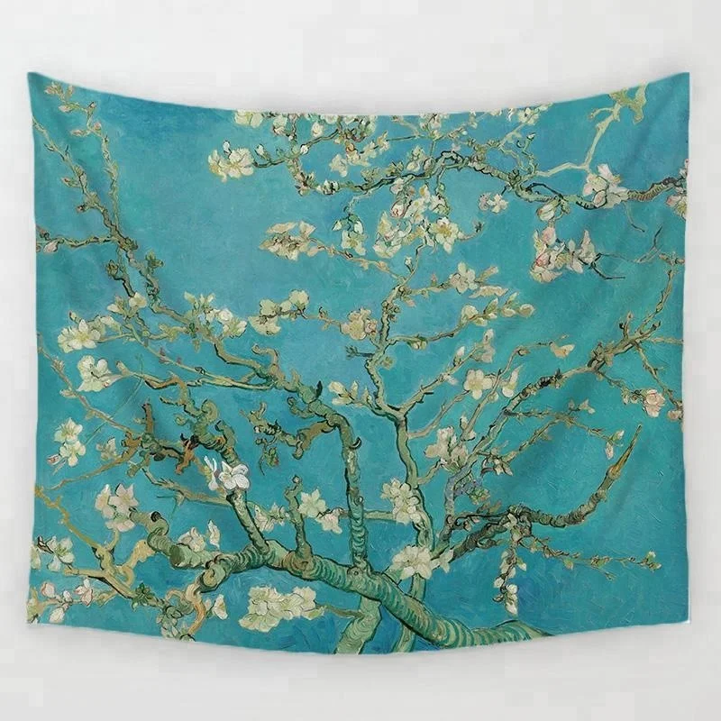 Профессиональный Фабричный декоративный гобелен с цифровым принтом на заказ