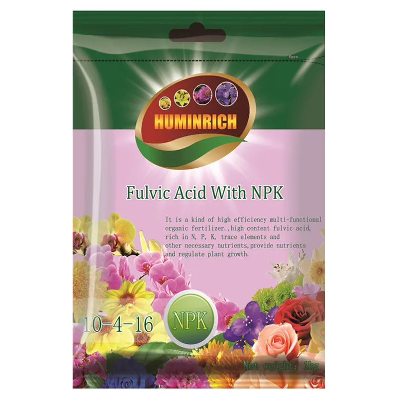 Huminrich Shenyang Soil Treatment Fulvic Acid Enhance Microbial Activity Npk Powder