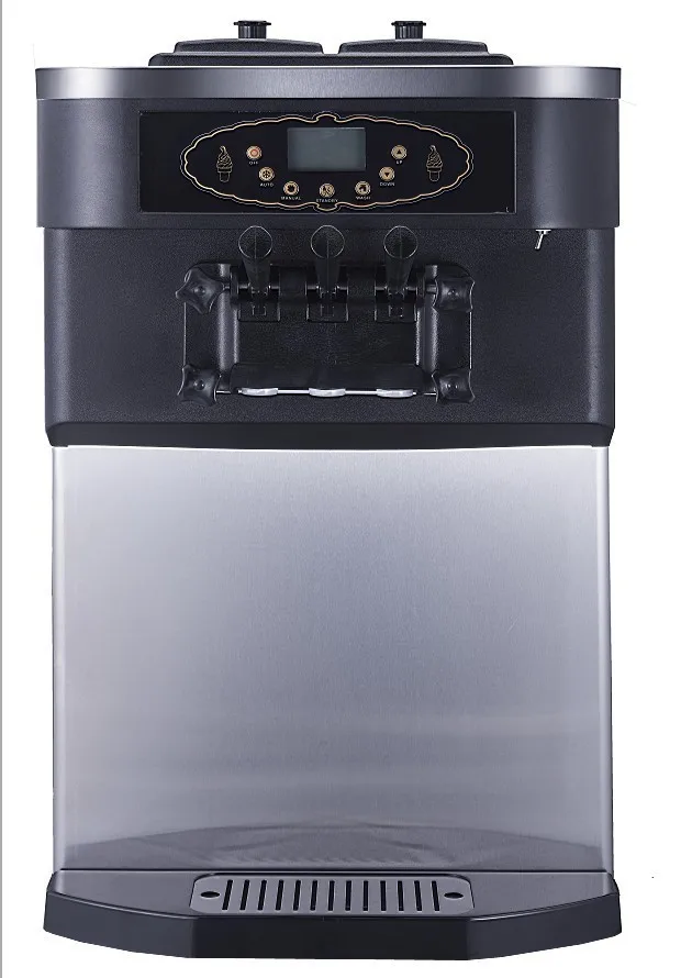 best selling low price rainbow soft serve ice cream machine