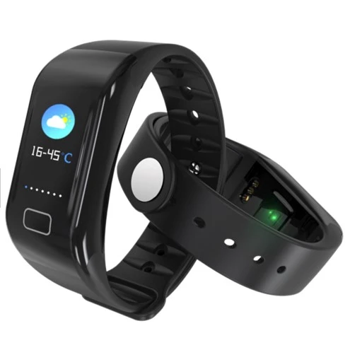 
2018 full color screen fitness tracker ring 
