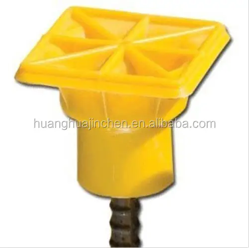 
Steel reinforced rebar end protector cap 