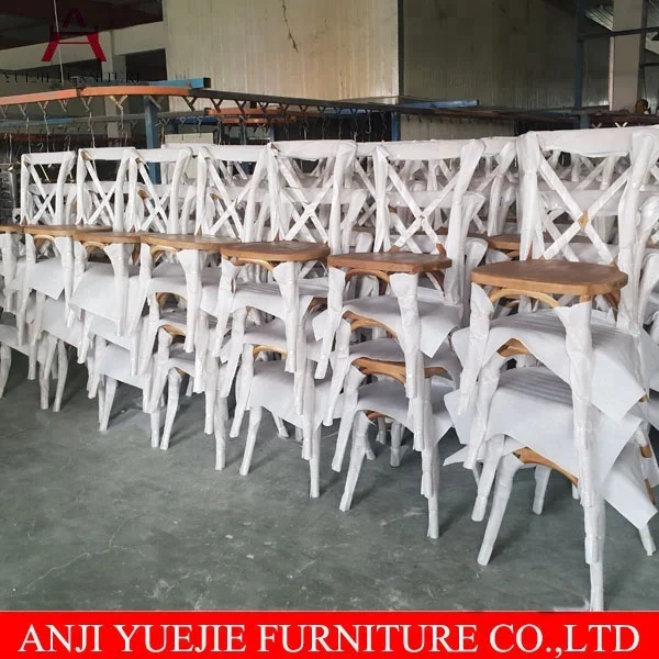 
Stackable Beech Wood X Back Chair 