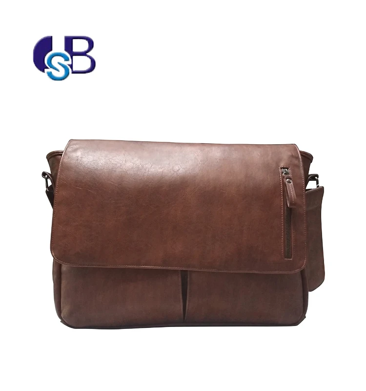 OEM China suppliers briefcases shoulder bag business cross body vintage messenger bag