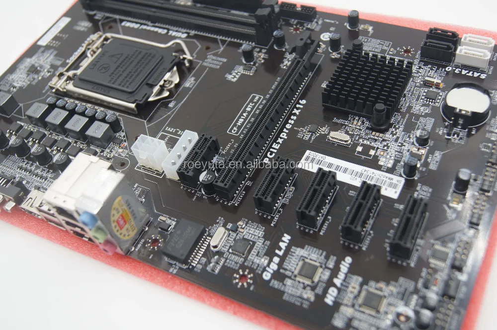  Материнская плата BTC ETH miner Intel h81-btc pro 1150 Core DDR3 для ПК 6 GPU PCI Биткойн