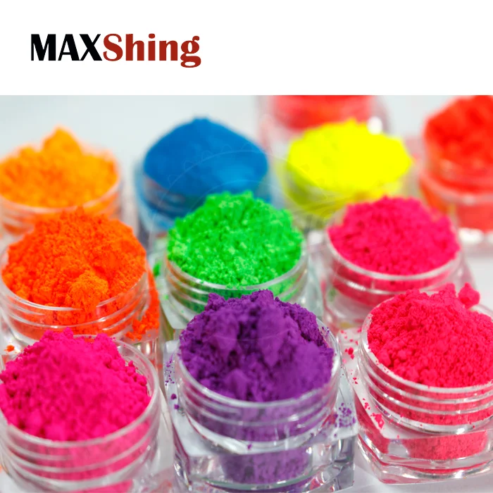 Горячая продажа цветной пигмент порошковое покрытие картина неоновые флуоресцентные пигменты