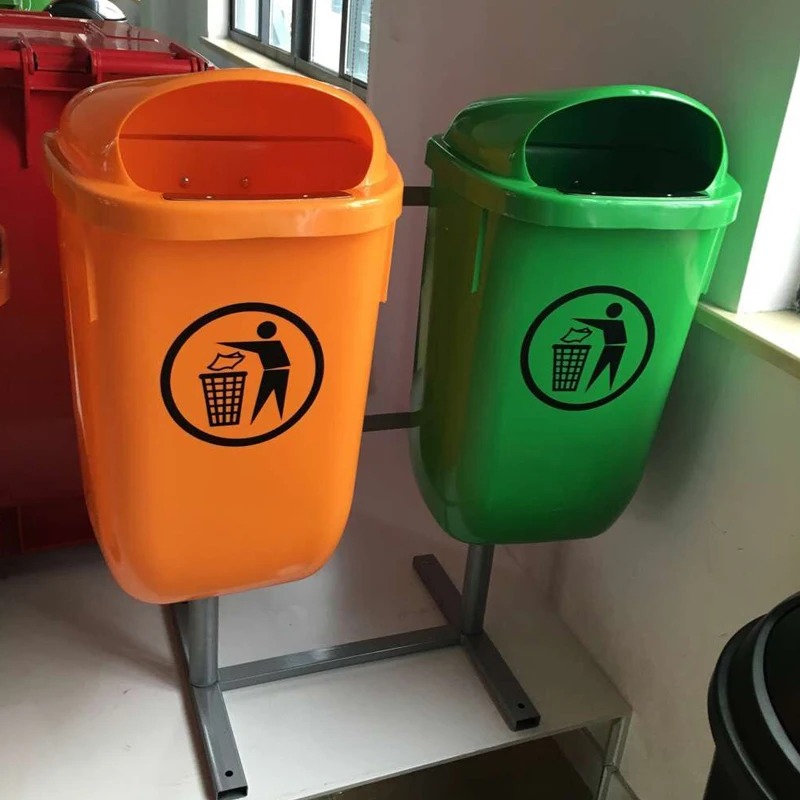 Устойчивость к коррозии промышленных 50 литров близнецов пластиковых отходов может №