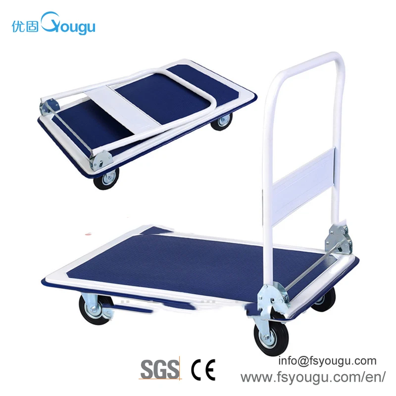 Industrial transport folded trolley hand trolley roll cage factory heavy duty trolley wire roll cage warehouse roll cages