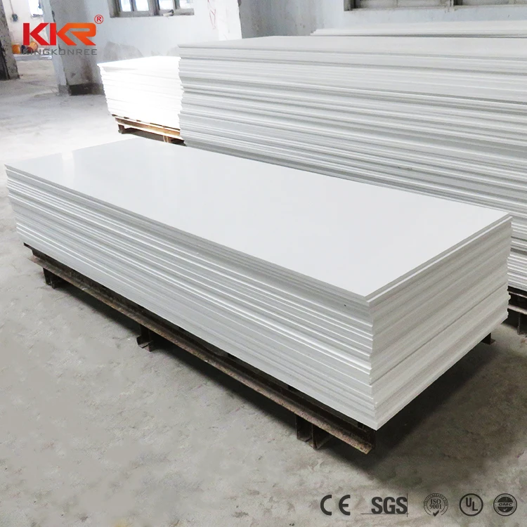 12 мм гибкие чистый акрил твердой поверхности искусственного камня для стеновые панели