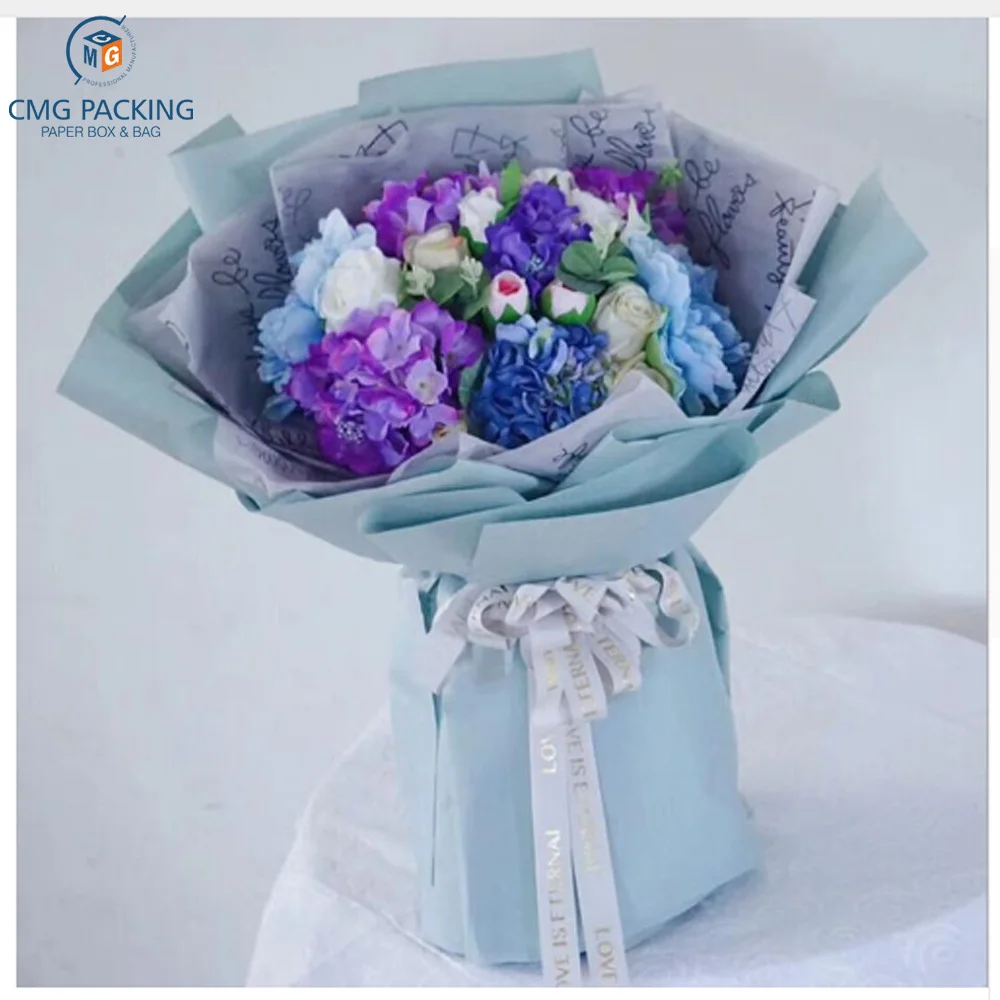 custom Clothes Shoes Letter Wrapping Paper Florist Bag Bouquet Flower Wrapping Paper Wrapping Paper