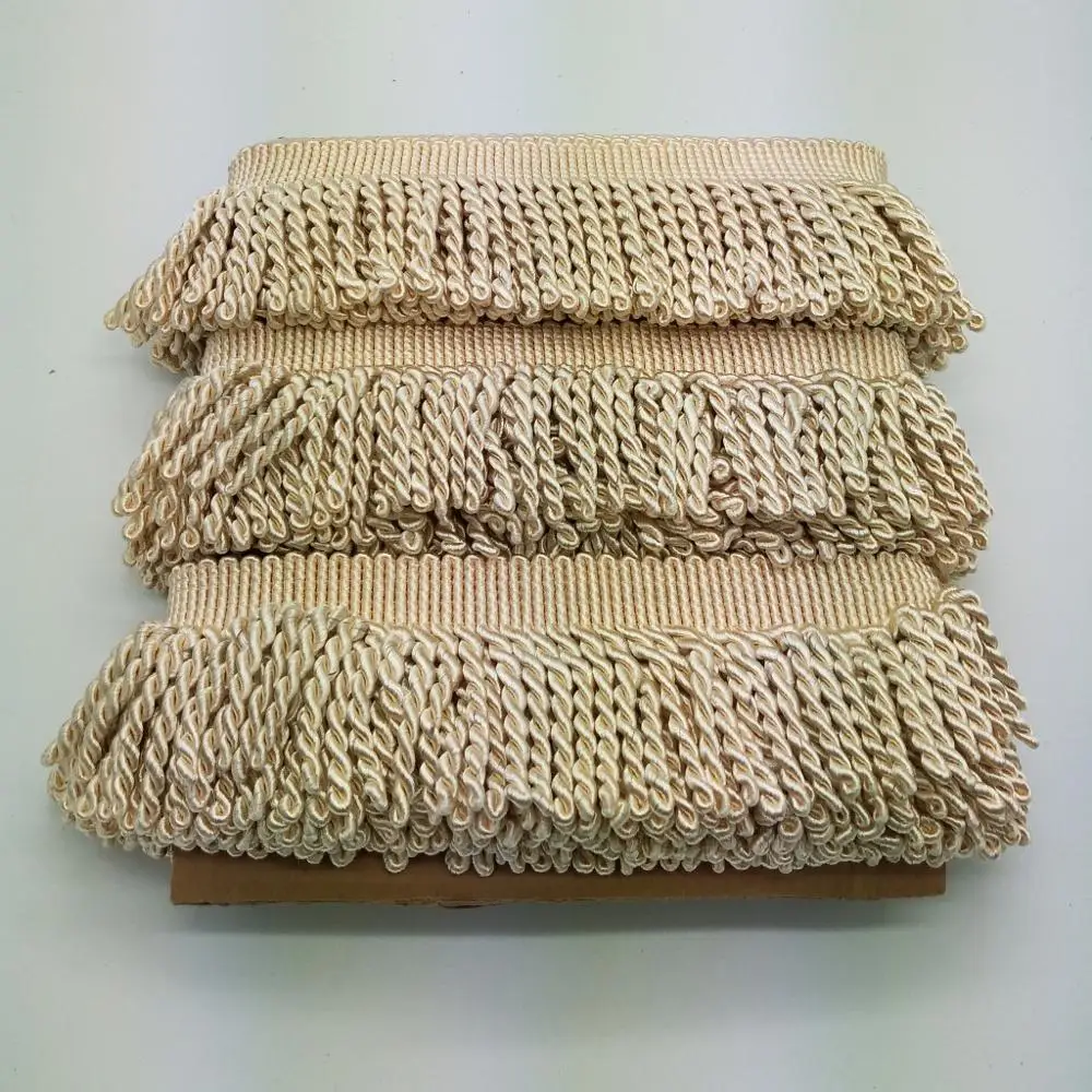 Wholesale More Colors 9CM Bullion Fringe Tassel,Curtain Fringe,Polyester Fringe for Decoration