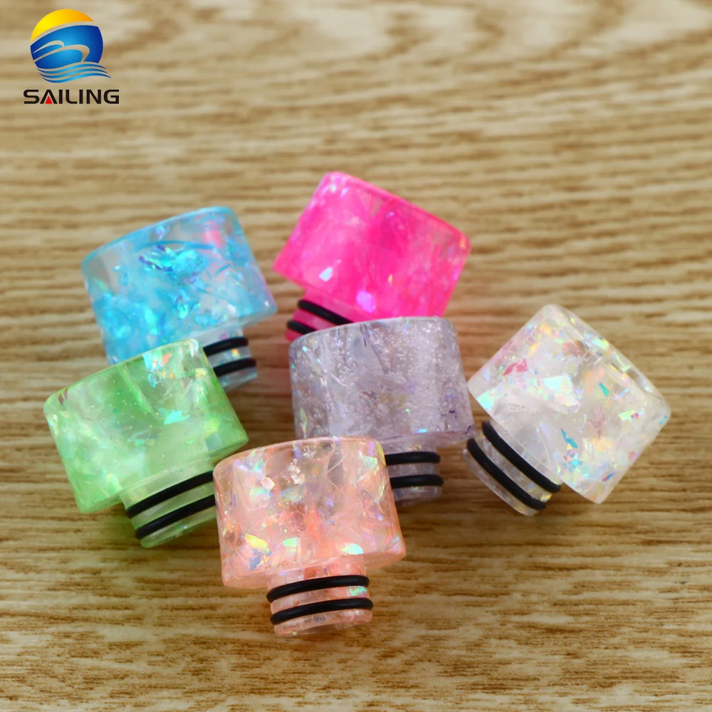 
Sailing Amazon hot sale epoxy resin drip tip vape 510 drip tip e cig accessories 