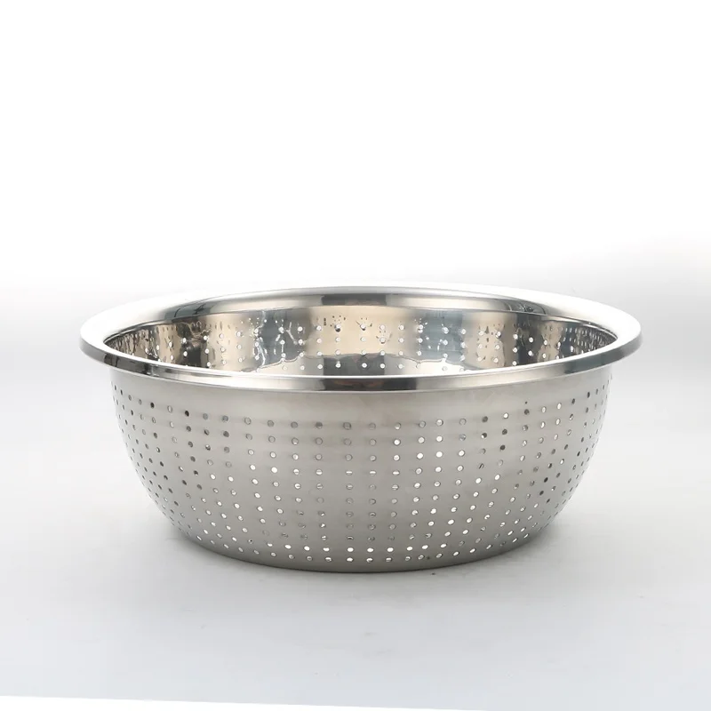 
Dinnerware Set Multi-size Stainless Steel Kitchen Accessories Wash Basket 