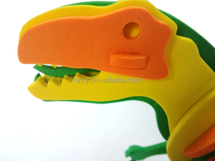 EVA foam funny 3D Tyrannosaurus Rex dinosaur puzzle