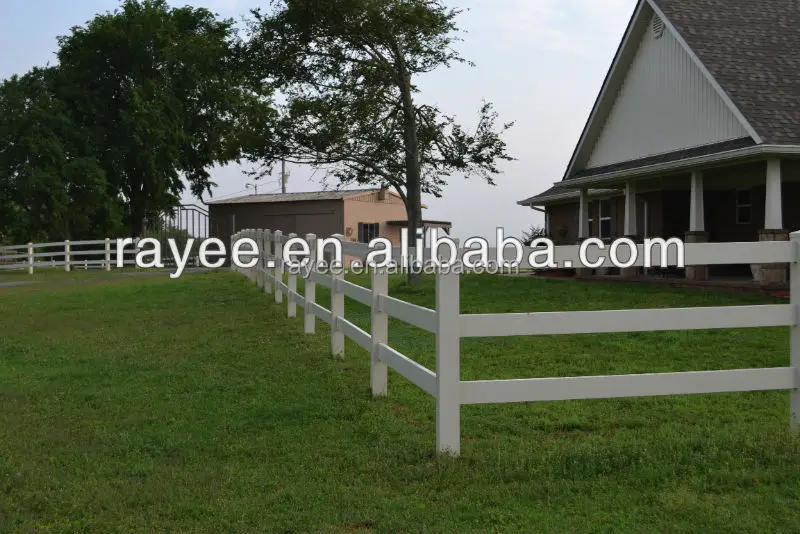 ASTM Certified 20 Years Lifetime UV Proof Garden PVC Vinyl Fences Rails