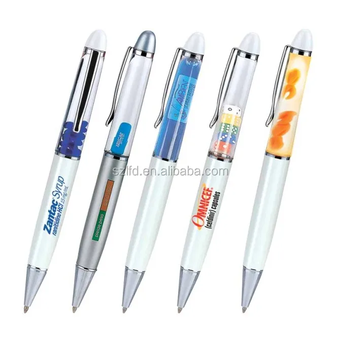 Горячая Распродажа, классная жидкая ручка pda с 7 цветами, водная жидкая ручка с 3d-логотипом, например, легкое, медицинское кино,