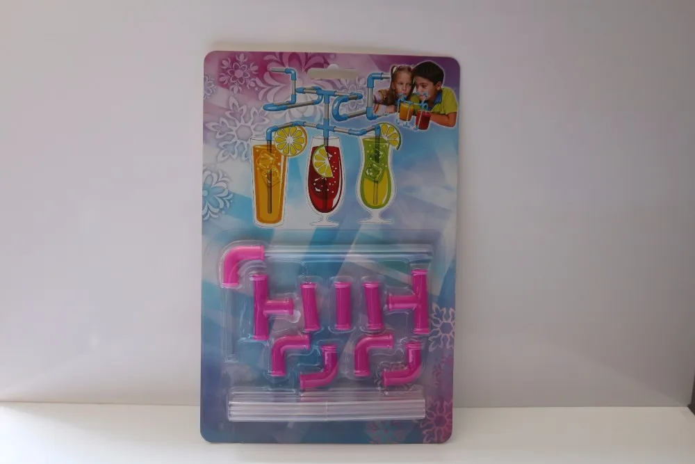 DIY Drinking Straws Novelty Fun Crazy Party Drinking Game 20+ Parts Gift Kids