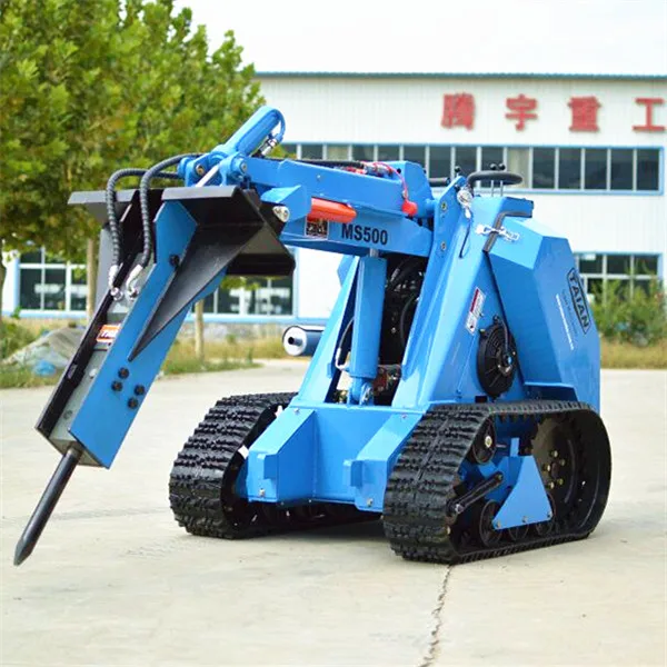 Многофункциональные мини-погрузчики Taian MS500 ручной небольшой погрузчик с гидравлическим молотком