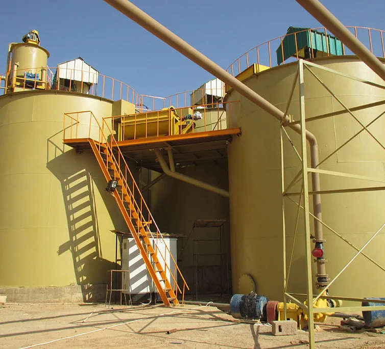 Gold cyanide stirred tank/mineral agitation leaching tank mining machine