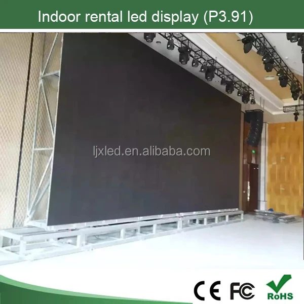 Factory price P4 indoor full color die casting rental led display panel LED screen LED module