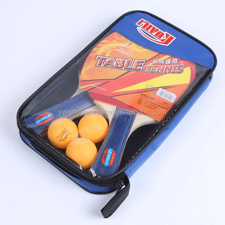 
high quality rubber ping pong paddle racket/wooden table tennis set racket bat wholesale price 