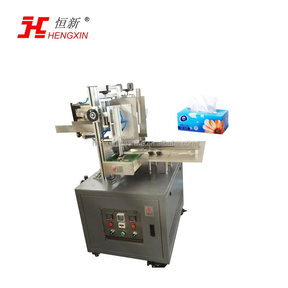 Hengxin semi-automatic box packing machine equipment for draw up facial tissue