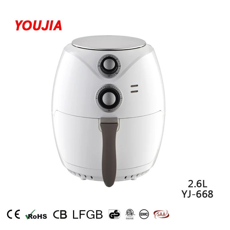 1400W Electric Hot Air Fryer with Removable Dishwasher Safe Basket Hot Air Cooker