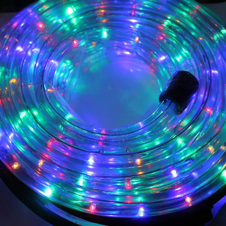 2020 PVC Multicolor Bicycle Decorative Light Led Working Lights Flat 3 Wires LED Rope Light