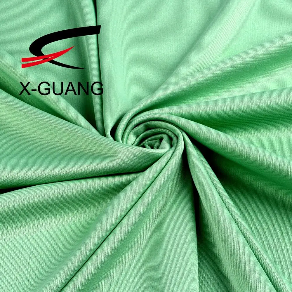 
100% Polyester Interlock Weft Knitting Textile Fabric For Sport Wear 