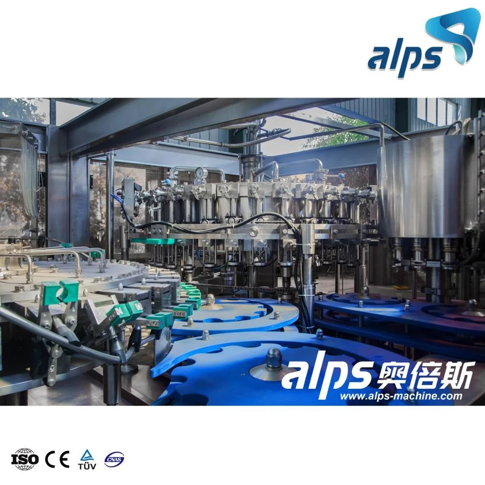 Automatic Rotary Monoblock Type Glass Bottle Fruit Grape Wine Liquor Whisky Beer Bottling Plant Filling Machine