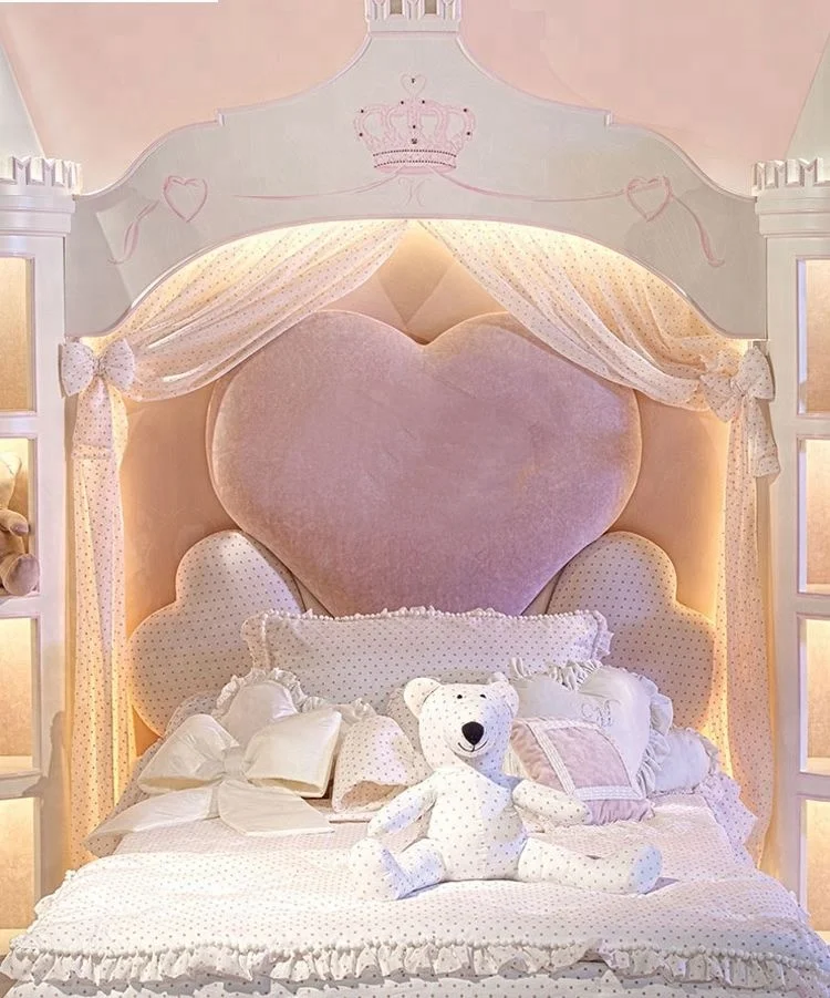 Красивая деревянная кровать для девочек Bisini в современном стиле, детская мебель для спальни (BF07-70103)