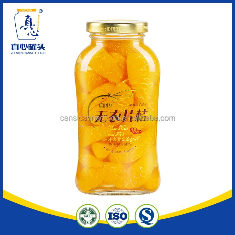 Zhenxin Canned Mandarin Orange Fruit in Light Syrup