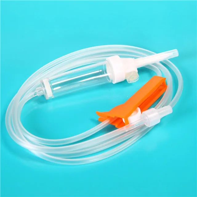 China medical adult  Disposable  iv  infusion giving  set price