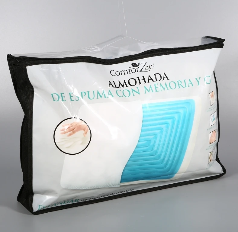 China Manufacturer New Products Cover Packaging PE pillow plastic bag With Handle