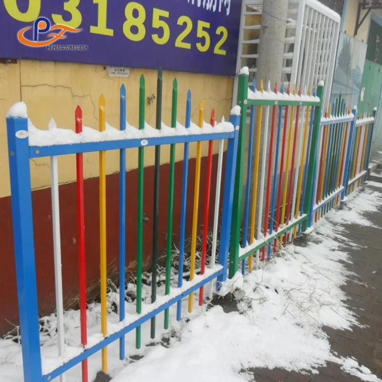 
High Quality!Cheap Price!Construction & Real Estate Customized Zinc Steel Fence Panels Cheap Wrought Iron Fence Panels for Sale 