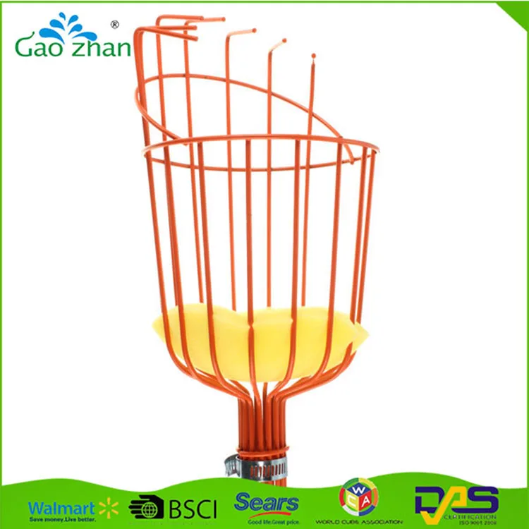 Garden tool long handle telescopic fruit picker