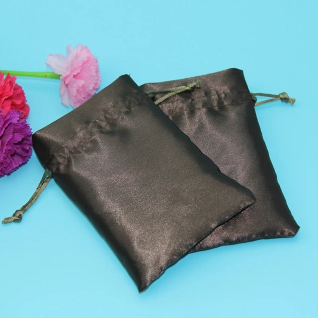 2022 In stock Promotion Hair Satin Bag ,Beautiful Packaging, Hold 1-4 bundles custom packaging silk satin bag