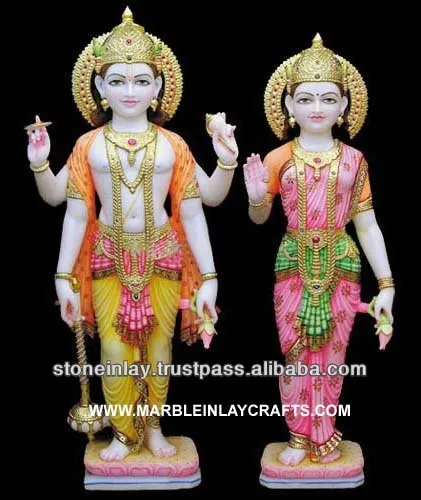 Lord Laxmi Narayan Marble Statue