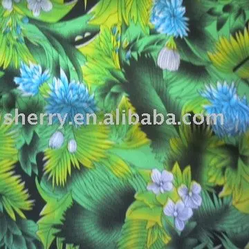 100% полиэфирная велюровый Абая креп набивные кошибо ткань для