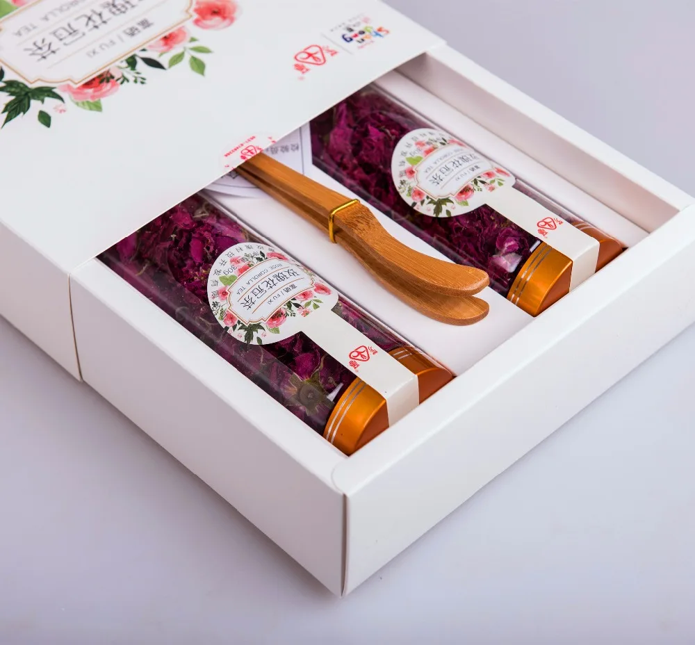 
100% natural organic rose tea blooming 