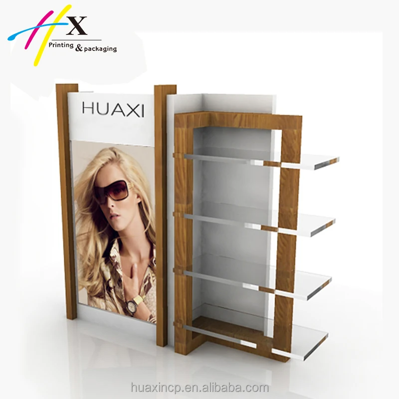 modern acrylic cabinet eyewear display for sunglasses