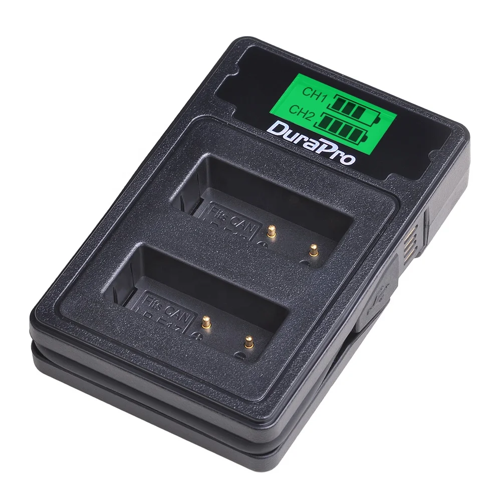 
LP-E17 LP E17 LPE17 LCD USB Dual Charger for Canon EOS 77D 750D 760D 8000D Rebel T6i T6s Kiss X9i M3 M5 M6 